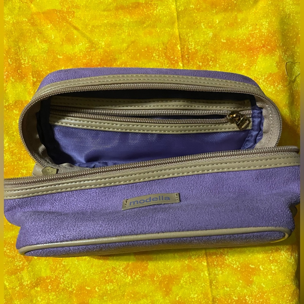 Modella Purple Makeup Bag